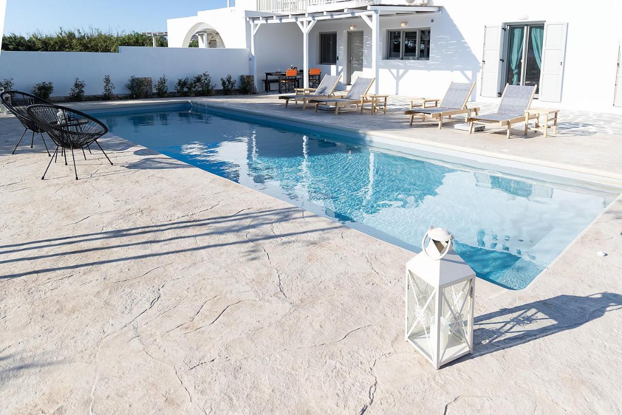 White Pearl Villa Naxos With Private Swimming Pool Naxos City Exterior foto