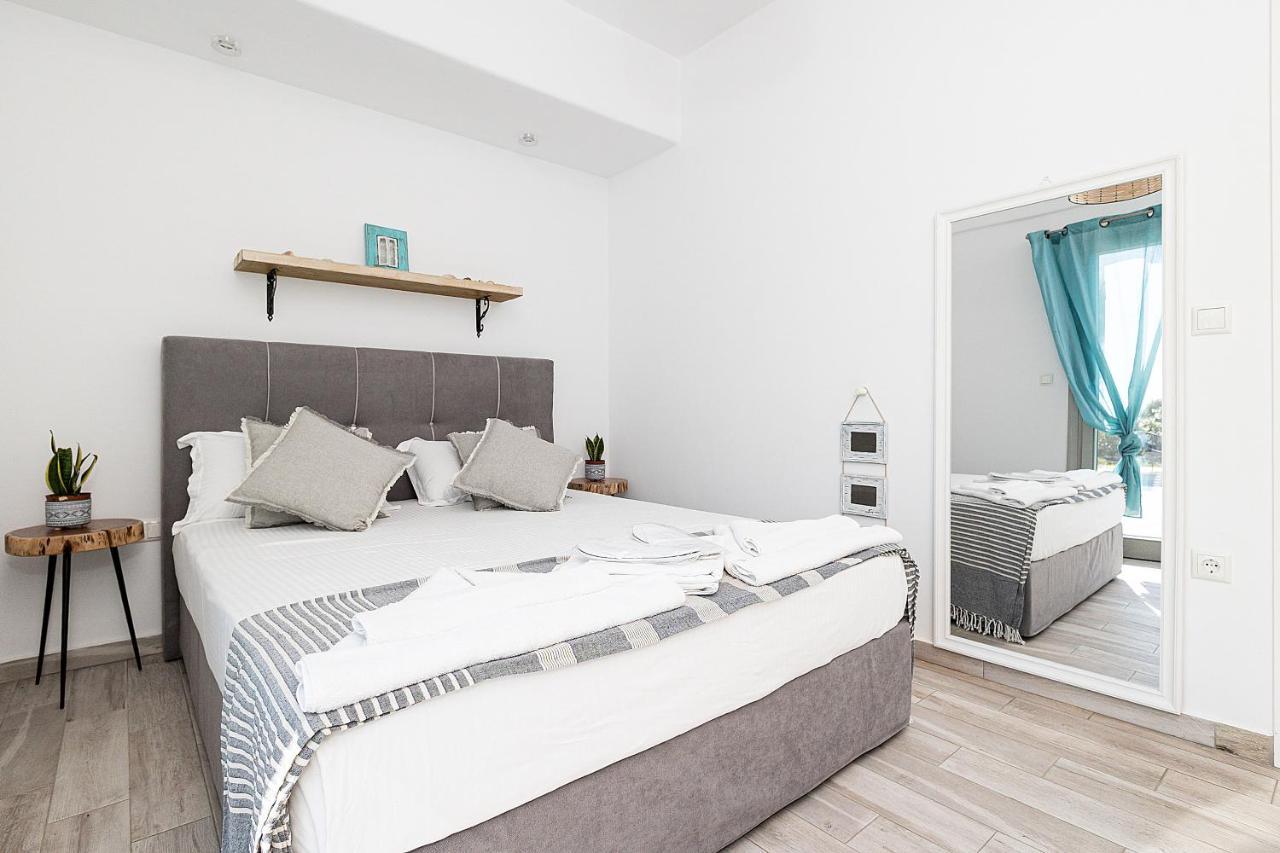 White Pearl Villa Naxos With Private Swimming Pool Naxos City Exterior foto